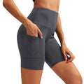 GZYEL-2048 Women's High-waisted Yoga Shorts With Pocket Ladies Fitness Yoga Pants Sports Shorts With Side Pocket