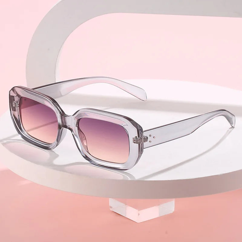 88968 Famous UV400 Brands Logo Custom Sunglasses Production Vintage Sunglasses Unisex Uv400 Small Frame Square Sunglasses