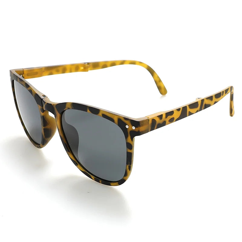 Yijia Optical Square Sun Glasses Fashion Uv400 Polarized Sunglasses Men Luxury Folding Glasses Cycling Sport Sunglasses