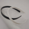 14mm White Black Flat Surface Plastic Headbands No Teeth Hairbands for DIY Women Hair Accessories Plain Raws Hair Hoops