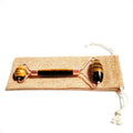 HZ Multi-functional Yellow Tiger Eye Genuine Stone Facial Massage Handmade Roller