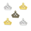 Zinc Alloy Antique Silver Color Crown Charms Pendants Jewelry Findings for DIY Choker Necklace Bracelet 15*14mm N211
