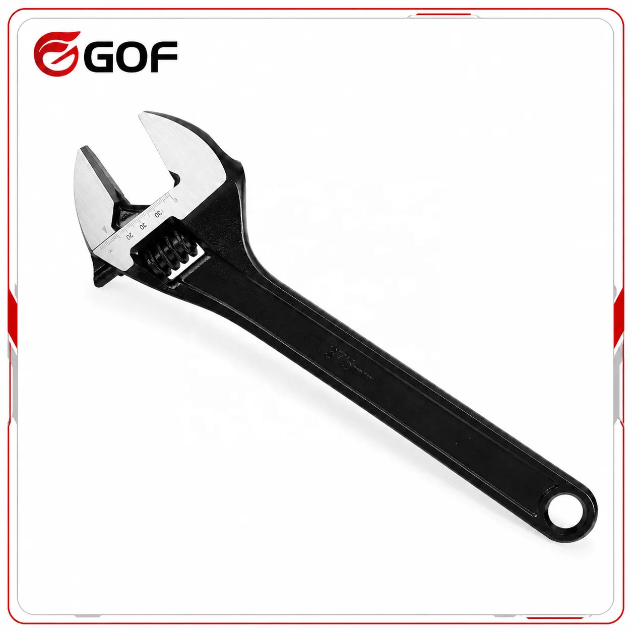 Adjustable 4-Piece Wrench Set 6" 12" Sizes Corrosion Resistant Black Oxide Finish Carbon Steel Industrial Grade Jaw Capacity OEM