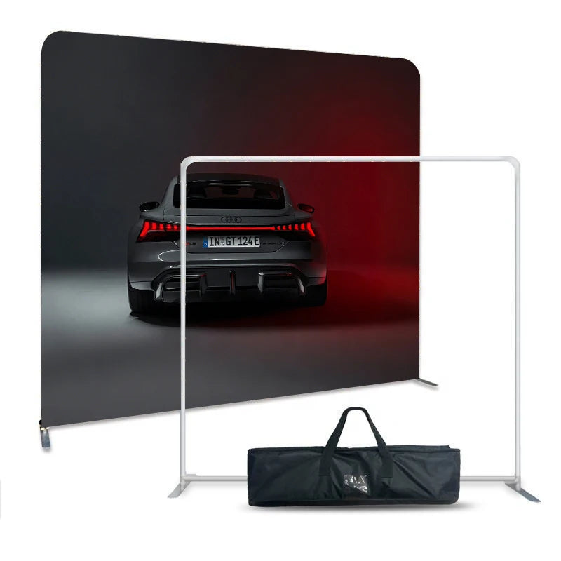 Custom Fabric Backdrop Display Stand Customizable Tension Fabric Backdrop Cover for Photography