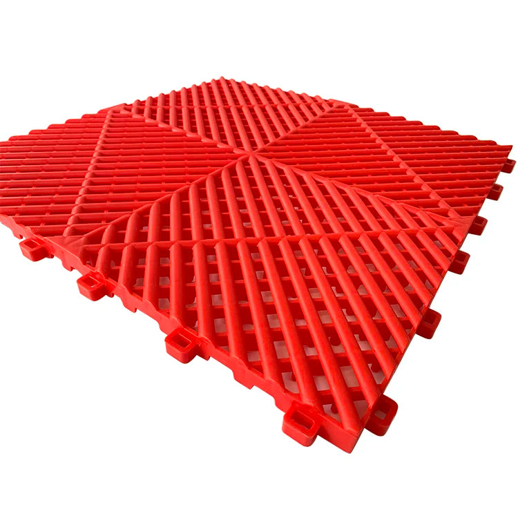 Modern Design PP Environmental Vinyl Flooring Anti-Slip Interlocking Garage Floor Tile Multipurpose Indoor Outdoor Workshop Use