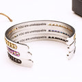 Wholesale Trending Products Personalized Gifts Jelly Japanese Bio Magnetic Men Stainless Steel Fashion Jewelry Bracelets