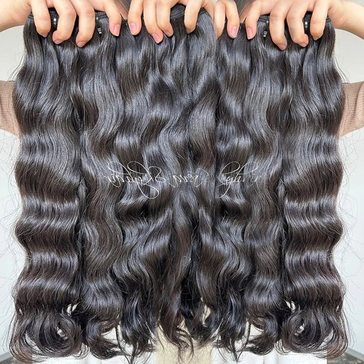 Drop Shipping Hair Vendors Raw Bundles Human Hair Unprocessed Cambodian Virgin Wavy Hair Bundles