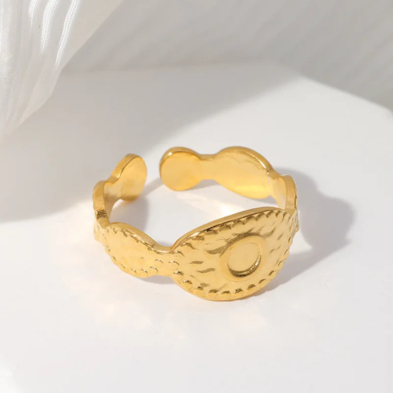 Beimai OEM Ring Fashion Eyes Personalized Stainless Steel Ring