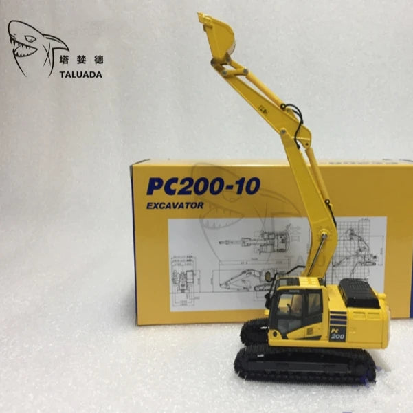 TALUADA Diecast Toy Model Gift 1:5 Scale Model Excavator Model Toy PC200-10