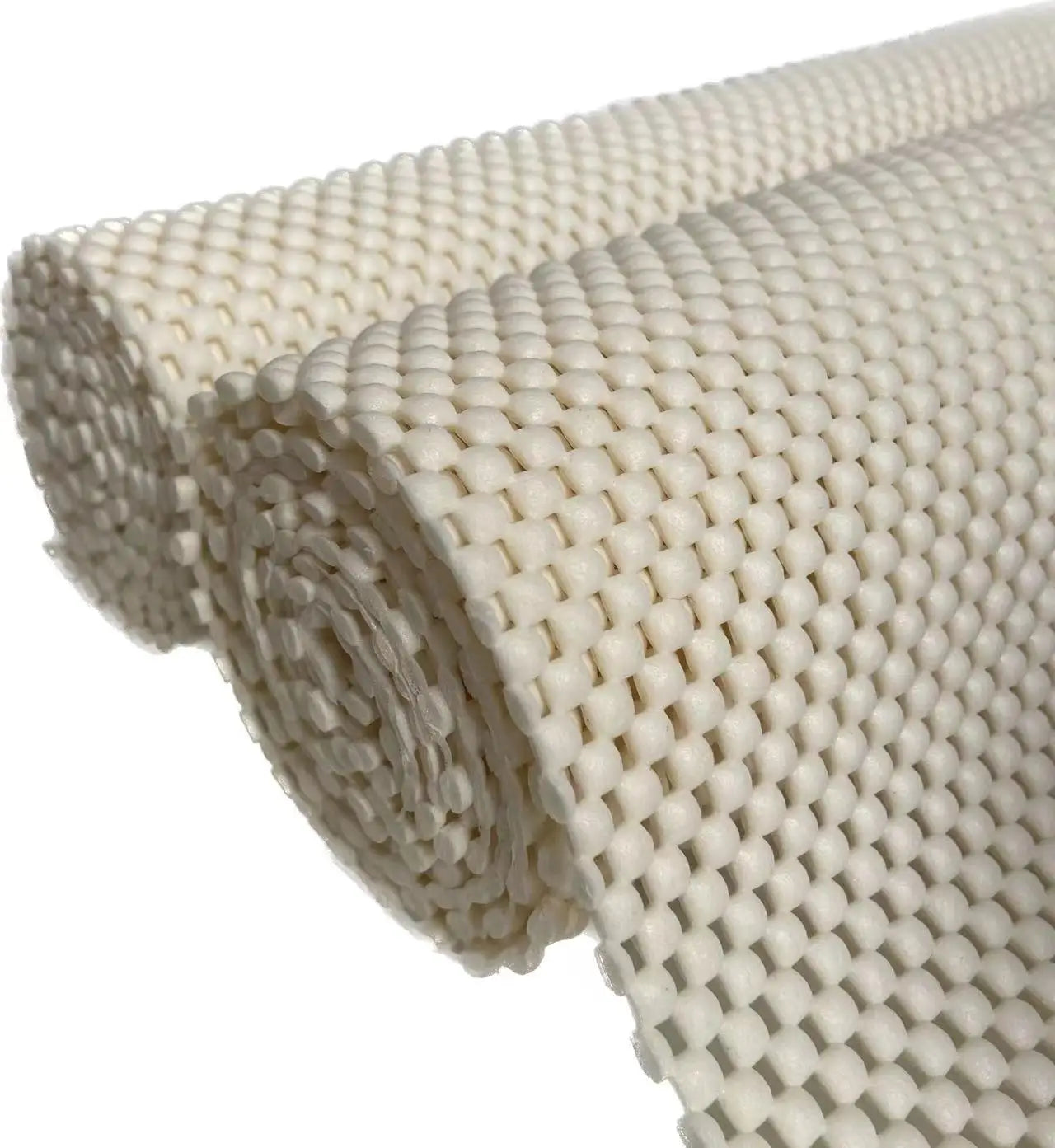 Non-slip PVC Foam Shelf Liner for Supermarket Custom Printed Anti-mold Vegetable Tray Liner Washable Grid Pad