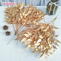 Factory Direct Sale Wedding Road Guide Layout Artificial Plant Leaves Silk Willow Leaves