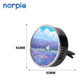 Wholesale Mini Portable Metal Car Perfume  Clip Car Air Vent Aroma Diffuser Air Freshener Case for Sublimation
