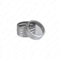 Empty Aluminum Jar Metal Tin Nail Crafts Storage Box Lip Balm Cosmetic Cream Container 20g Aluminum Jar with Clear Window Lid
