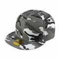 Spring Fall Simple Camo Flat Brim Snap Back Hat Men Baseball Hat Street Hip Hop Visor Hats Snapback Women