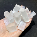 Wholesale Natural Crystal Polished Healing Stones Selenite Block Crystals Cube for Sale