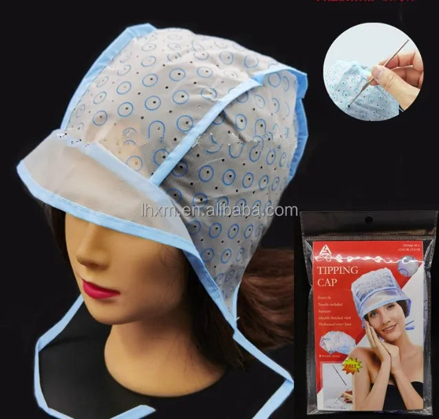 Salon Hair Coloring Plastic Hair Dyeing Cap Plastic Hair Dyeing Cap