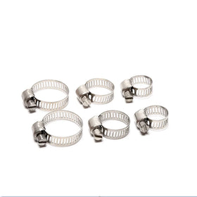 Stainless Steel 304 316 300-425mm Hose Clamp Slot Bolt Band Hose Pipe Clamp Metal American Type Worm Drive Hose Clamp