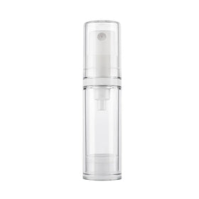 5ml 10ml 15ml Spray clear Plastic Bottles Plastic Lotion Bottle Round Airless Pump Bottle