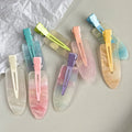 ZiTeng Acrylic Hair Pins for Women Handmade Hair Accessories Metal Clip Glitter Duckbill Clip Wholesale Kids Accessories