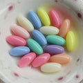 Opaque Colorful Oval Rice Shape Acrylic Beads Loose Spacer Beads for Jewelry Making DIY Handmade Bracelet Necklace