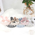 10pcs/lot LOVE Printed Bracelet Tassel Braided Rope Lady Women Wedding Gift Anneversary Jewelry Valentines Wristband