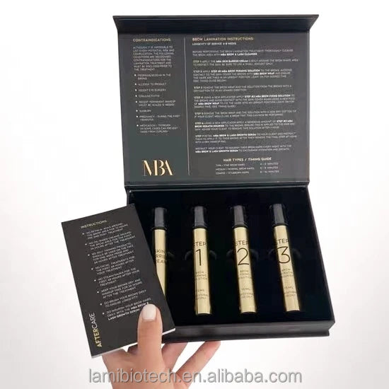 2025 Lami Top Quality Customized Brow Lift for Salon Pump Bottle Professional Brow and Lash Lamination Kit