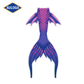 Most Popular Mermaid Tail Bikini 2 Piece Set Print Crystal Plus Size Spandex/Polyester Swimming