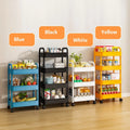 Home Shelf Kitchen Floor to Floor Bedroom Multi Story Snack Portable ABS Storage Rack