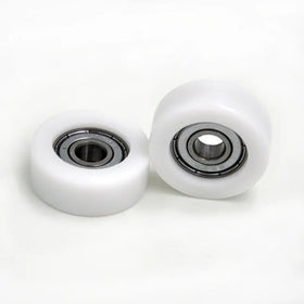 BS60832-12 8x32x12mm 608ZZ Flat Plastic Roll with Bearing for Guide Pulley Rail