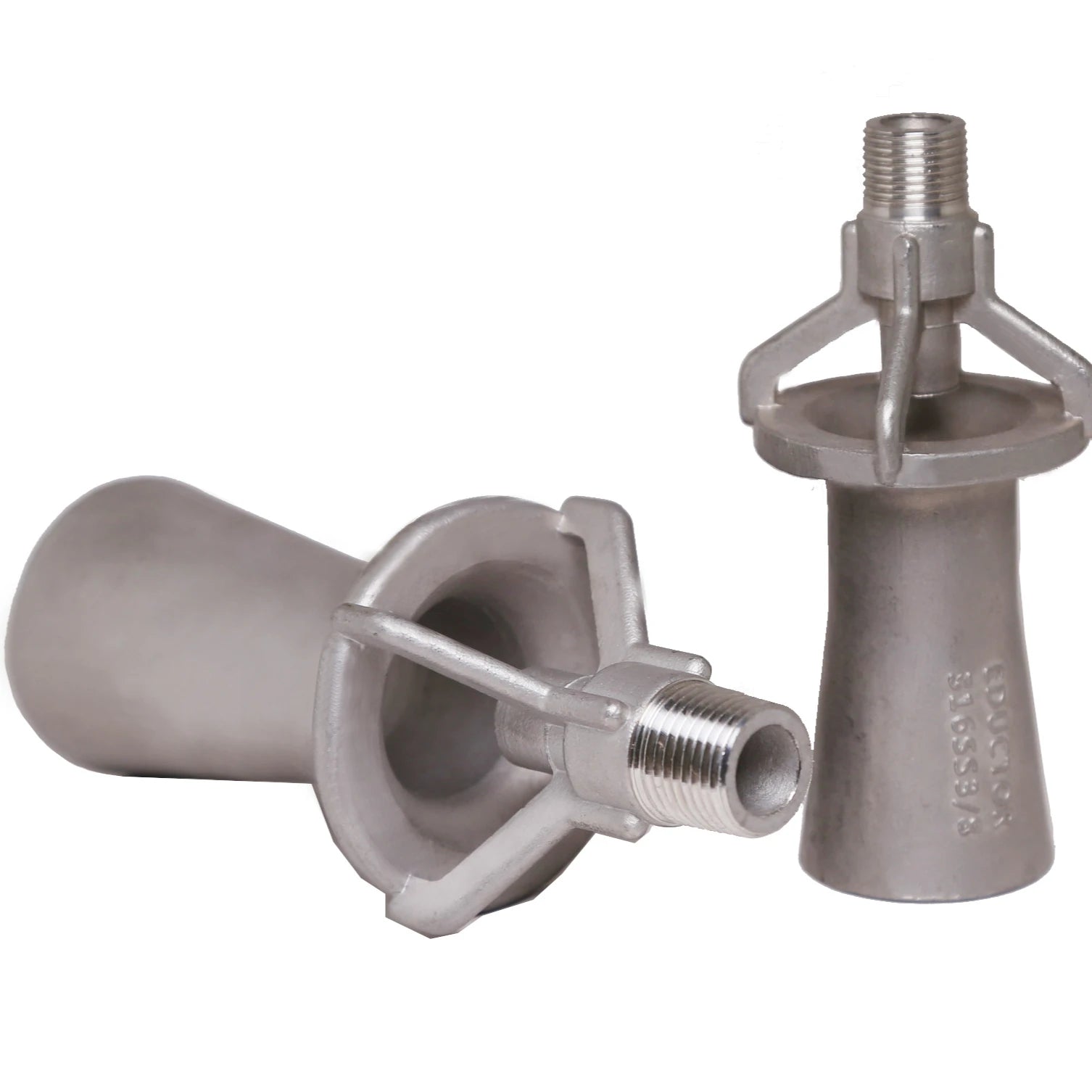 Stainless Steel 304 316 1/4" Venturi tank Fluid Mixing Eductor Spray Nozzles