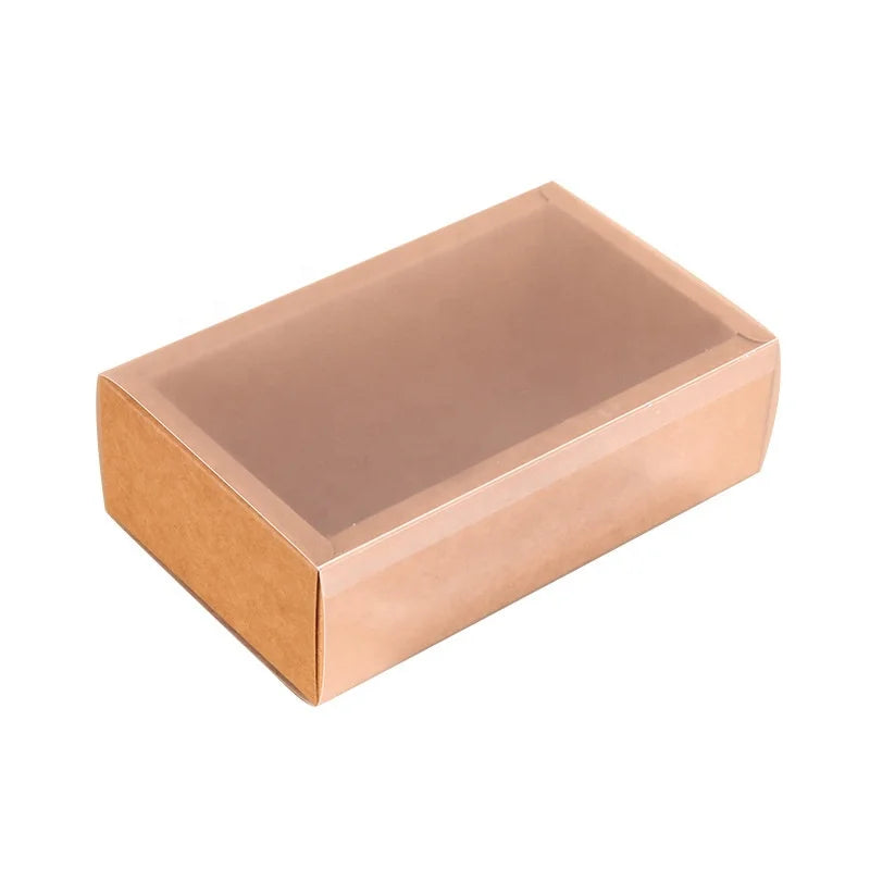 10.6*8.6*4cmm Chinese Manufacturers Cheap Price Frosted Sleeve Sliding Drawer Type Presents Kraft Paper Boxes for Gift Packaging