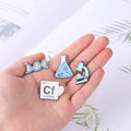 Science Experiment Badge Experiment Bottle Brooch Gene Chain Microscope Metal Souvenir Pin Brooch Brooch