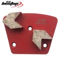 Double Arrow Segmented Trapezoid Diamond Grinding Puck for Concrete MegaBDM
