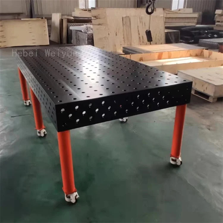 D16/D28 3D Cast Iron Welding Table Optional Nitriding Treatment Custom Size Available CE Certified Heavy Duty WeldingPlatform