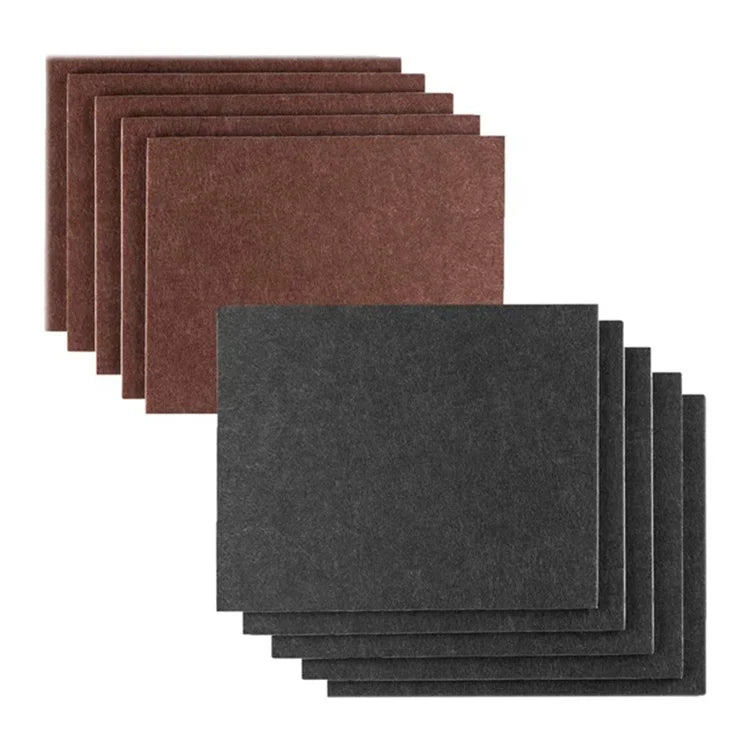10pcs Cuttable Floor Protector Upgraded Self Adhesive Felt Furniture Pads for Chair Legs
