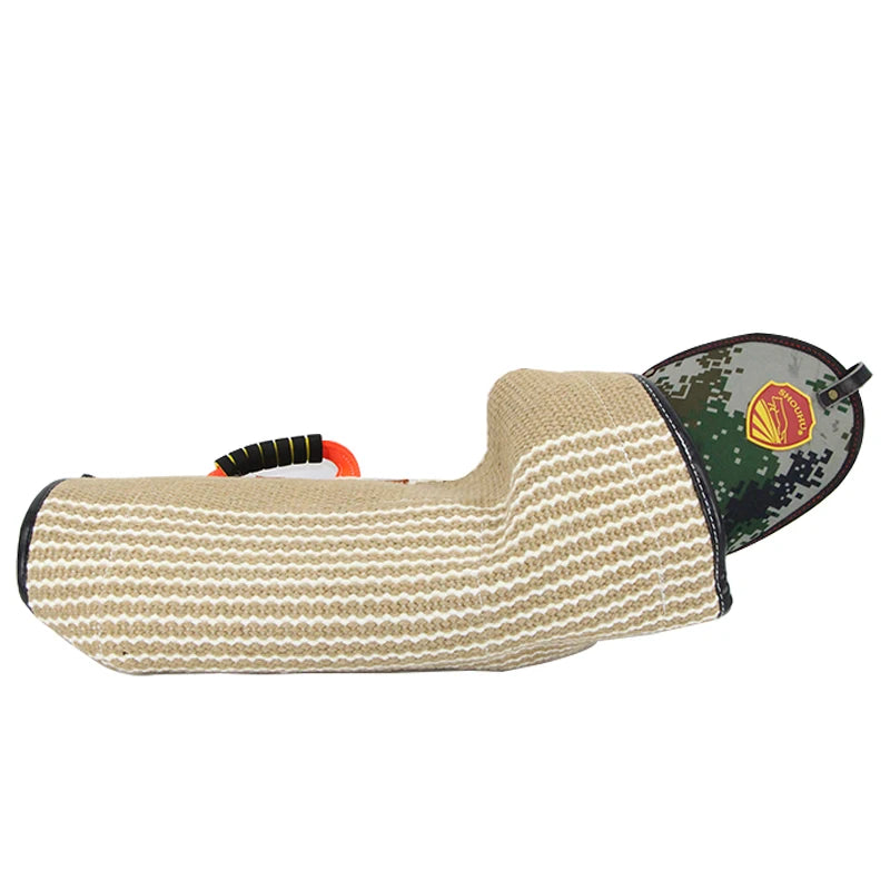 New Custom Jute Sleeve Cover Dog Bite Training Sleeve Environmental Protection Cotton Felt Liner Strong Bite-Resistant