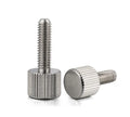 M3 M4 M5 M6 Metric Stainless Steel Small Flat Round Knurled Hand Screws Thumb Knob Screws