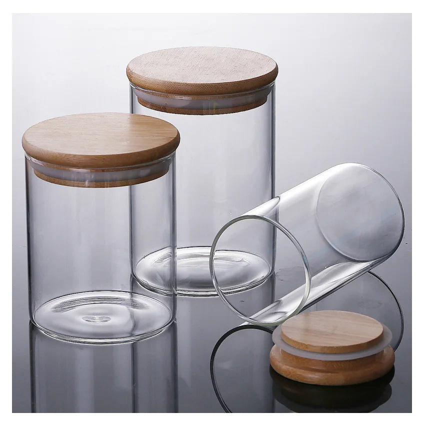 Custom Eco Friendly Candle Jar Candle Jar Transparent Large Candle Jars with Lids