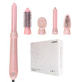 Professional Salon 5 in 1 Styling Hair Blow Dryer One Step Rotatable Curler Tool Set Hot Air Brush BLDC Hair Dryer