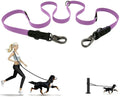 Custom Luxury PVC Nylon Dog Leash Set Durable Indoor Outdoor Training Pattern Solid Rivet for Double Dog Tracking Playing