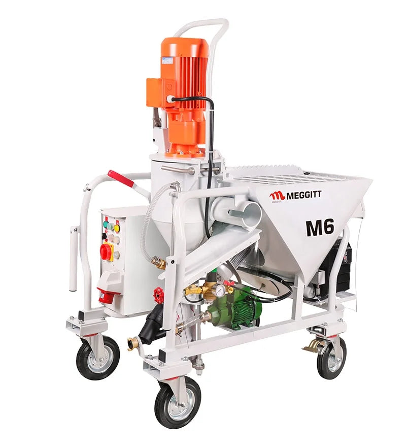 M6 Gypsum Cement Plaster Rendering  Plastering Machines Mortar Spray Machines for Construction