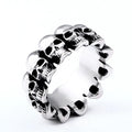 SS8-738R Skeleton Punk Skull Biker Jewelry Skull Pendant Charm Skull Head Fashion Jewelry Rings