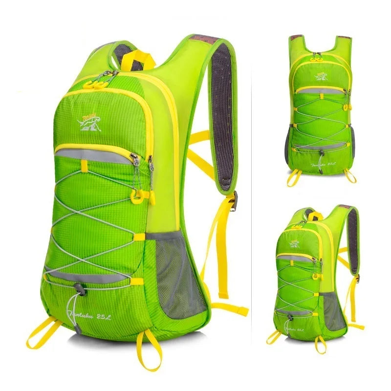 Lightweight 18L Outdoor Hydration Pack Water Bladder Backpack for Running Day Hiking Camping Optimized for Comfort Portability