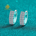 Factory Wholesale New Design Moissanite Earring Waterproof 0.72CT Moissanite Earrings for Women Moissanite Earrings