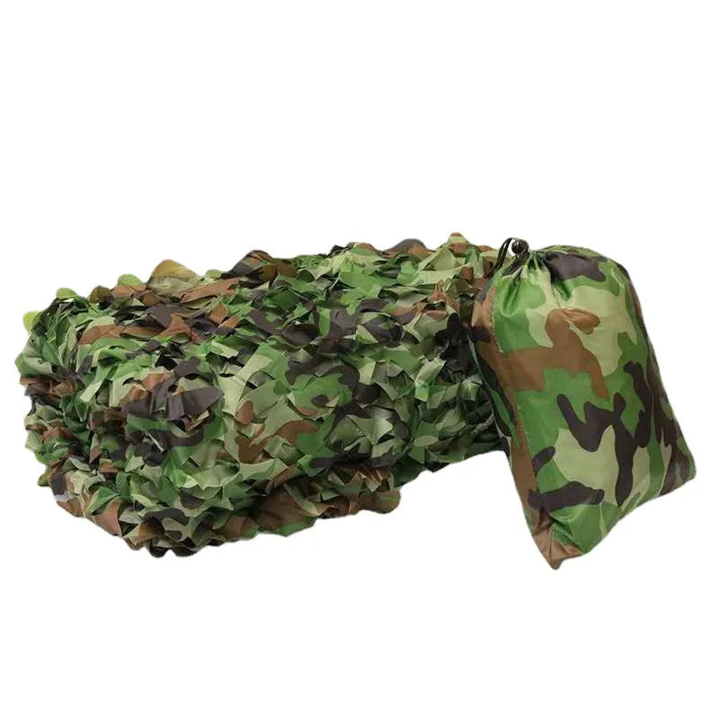 WANZHUO Jungle Leaves 150D Oxford Camouflage Net for Aerial Photography Hunting & Camping-Polyester/Nylon Fabric