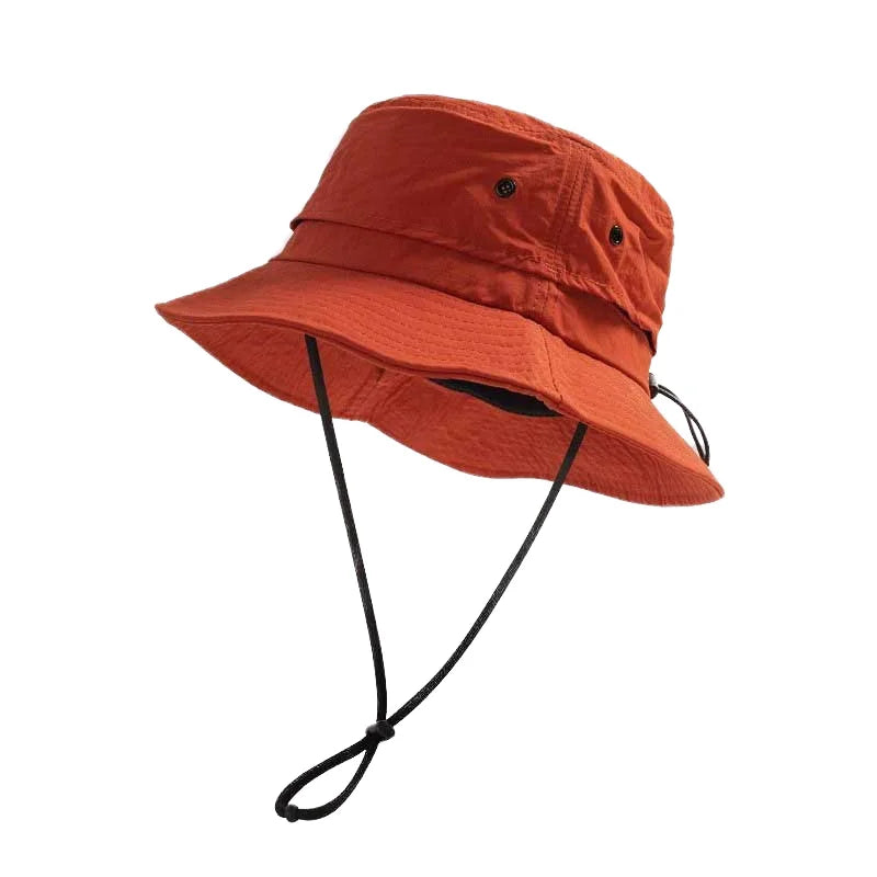 Wholesale Summer Unisex Adult Outdoor Sun Protection Waterproof Foldable Adjustable Polyester/Cotton Casual Bucket Hat 3D