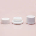 Luxury Hot Sale Glass Childproof White Jar Smell Proof Ceramic Container Cosmetic Eye Cream Small Glass Jars with White Lid
