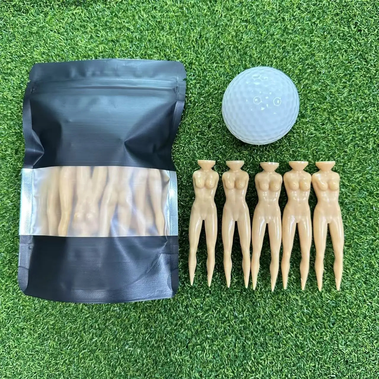 Ready to Ship 10-Pack 3 Inch Plastic Lady Golf Tees for Training Funny Golf Tees for Golfers Gift for Golf Lovers
