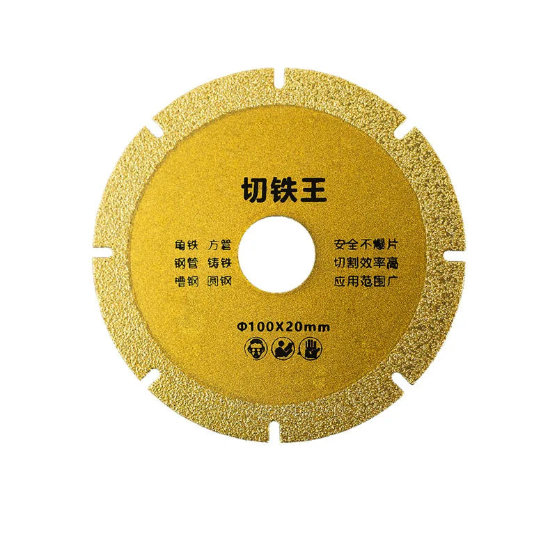 Cutting King Diamond Cutting Blade Diamond Saw Blades U Teeth Iron for Stainless Steel Square Tube Angle Iron Brazing Piece