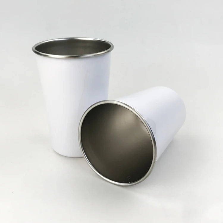 420ml Eco-Friendly Modern Stainless Steel Round Coffee Mug & Beer Cup for Thermal Transfer Printing Durable Construction